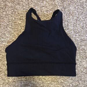 Lululemon Black High-Neck Energy Bra